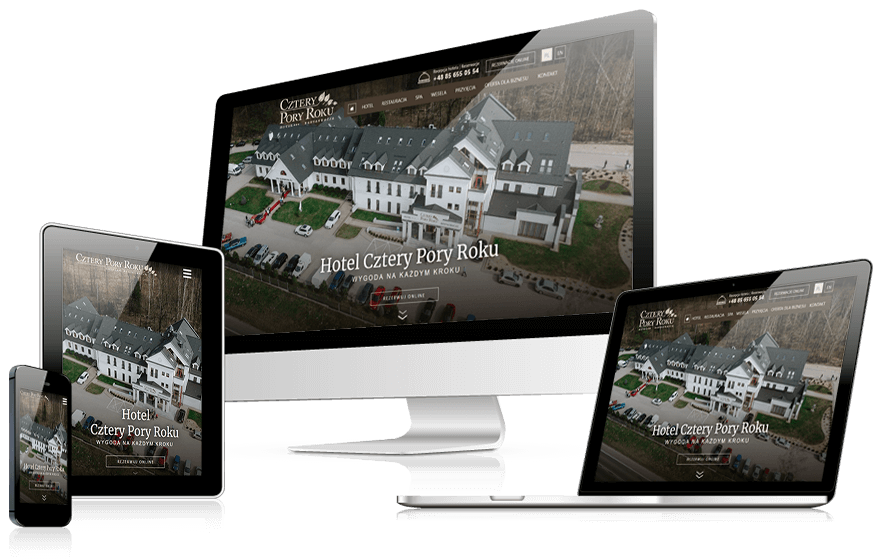 Strona intenrentowa www.hotelczteryporyroku.eu